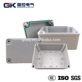 Cina Industri ABS Junction Box Terminal / Plastik Luar Kotak Tahan Air ABS Skala Kecil pemasok