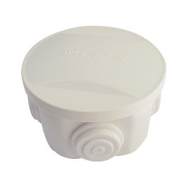 Circle Round Type Plastik Junction Box Flame Retardant Untuk Gedung Kantor pemasok